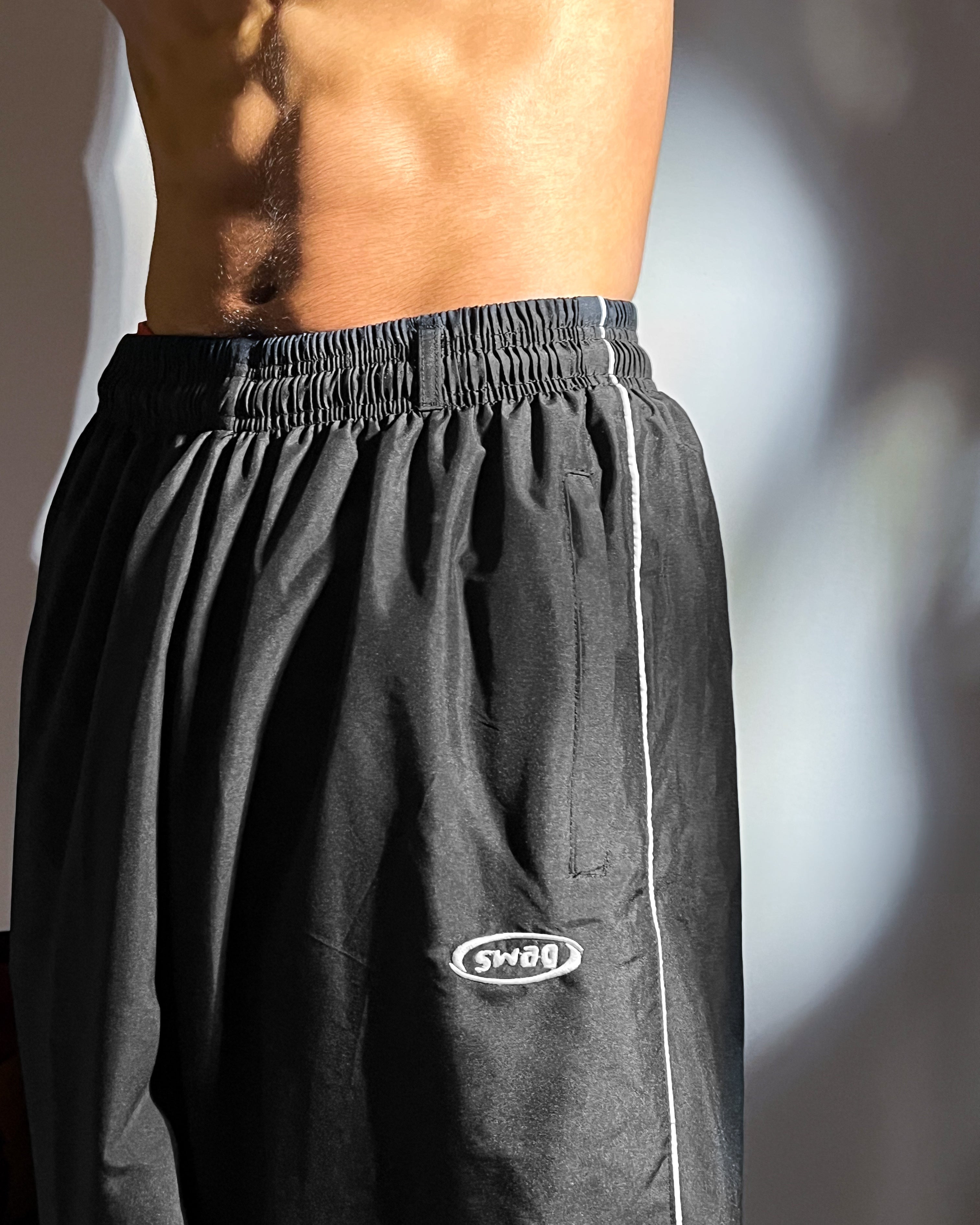 SWAG TRACK PANTS (BLACK)